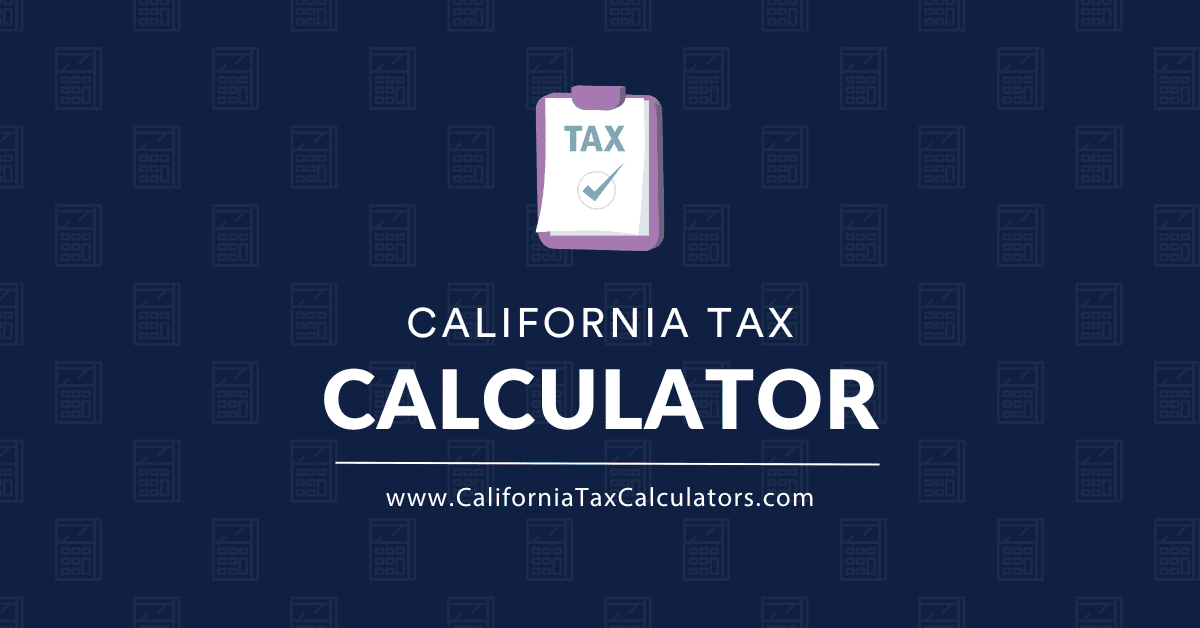 California State Income Tax Calculator
